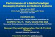 Performance of a Multi-Paradigm  Messaging Runtime on Multicore Systems