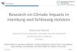 Research on Climate Impacts in Hamburg and Schleswig Holstein