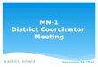 MN-1 District Coordinator  Meeting
