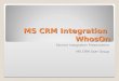 MS CRM Integration  WhosOn