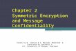 Chapter 2 Symmetric Encryption and Message Confidentiality