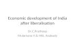 Economic development of India after liberalisation