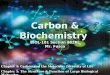 Carbon & Biochemistry  BIOL-101 Section 802RL Mr. Fusco