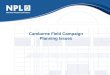 Camborne Field Campaign Planning Issues