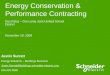 Energy Conservation & Performance Contracting