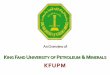 An Overview of King Fahd University of Petroleum & Minerals KFUPM