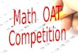 Math  OAT Competition