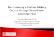 Transforming a Fashion History Course through Team-Based Learning (TBL)