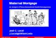 Maternal Mortgage An Analysis of Trans-Generational Health Consequences