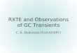 RXTE and Observations of GC Transients
