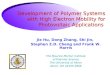 Development of Polymer Systems with High Electron Mobility for Photovoltaic Applications
