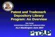 Patent and Trademark  Depository Library Program: An Overview