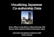 Visualizing Japanese  Co-authorship Data