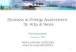 Biomass to Energy Assessment   St. Kitts & Nevis