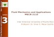 Fluid Mechanics and Applications  MECN 3110