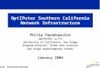 OptIPuter Southern California Network Infrastructure