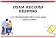 OSHA RECORD KEEPING