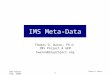 IMS Meta-Data
