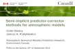 Semi-implicit predictor-corrector methods for atmospheric models