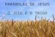PARÁBOLAS DE JESUS O JOIO E O TRIGO