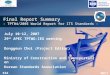 Final Report Summary  - TPT04/2005 World Report for ITS Standards -