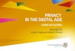Privacy  in the digital age - cases of S.korea