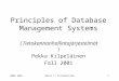 Principles of Database Management Systems