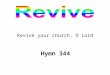 Revive your church, O Lord