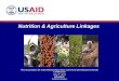 Nutrition & Agriculture Linkages