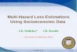 Multi-Hazard Loss Estimations Using Socioeconomic Data