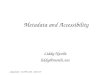 Metadata and Accessibility