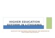 Higher Education Reform in  Lithuania