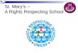 St. Mary’s –  A Rights Respecting School