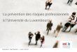 La prévention des risques professionnels à l’Université du Luxembourg