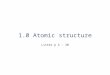 1.0 Atomic structure