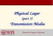 Physical Layer  (part 3)  Transmission Media