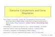 Genome Comparisons and Gene Regulation