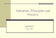 Valuation: Principles and Practice