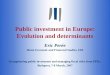 Public investment in Europe: Evolution and determinants