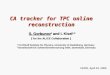 CA tracker for TPC online reconstruction