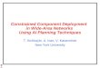 Constrained Component Deployment   in Wide-Area Networks  Using AI Planning Techniques
