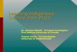 Learning Indigenous Science from Place