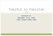 Takaful In Pakistan