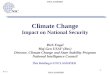 Climate Change Impact on National Security