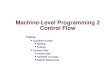 Machine-Level Programming 2 Control Flow
