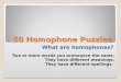 50 Homophone Puzzles