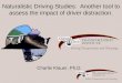 Naturalistic Driving Studies:  Another tool to assess the impact of driver distraction