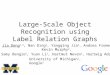 Large-Scale Object Recognition using Label Relation Graphs