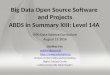 Big Data Open Source Software  and Projects ABDS in Summary XIII: Level 14A