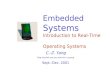 Embedded  Systems Introduction to Real-Time Operating Systems